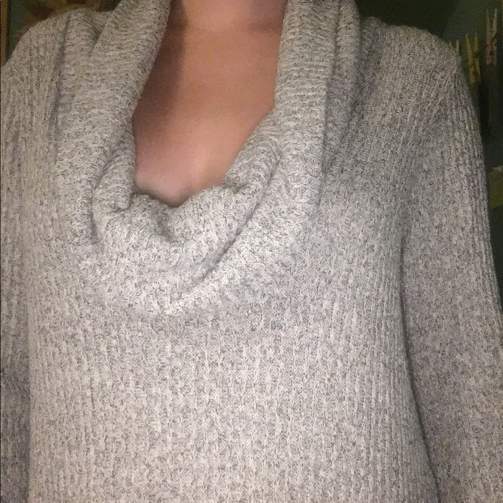 Gray sweater